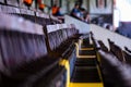 Old School Wooden Seats ar Craven Cottage