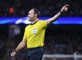 Spanish FIFA Referee Antonio Mateu Lahoz Royalty Free Stock Photo