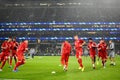 Bayern Munich Players Warming Up Royalty Free Stock Photo