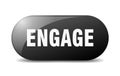 engage button. engage sign. key. push button. Royalty Free Stock Photo