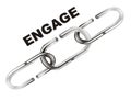 Engage chain Royalty Free Stock Photo