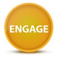 Engage luxurious glossy yellow round button abstract Royalty Free Stock Photo