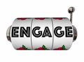 Engage Word Slot Machine Wheels Interaction Engagement