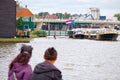 Engaged couple in Zaandam, Netherlands