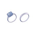 Engagement diamond ring 2.