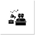 Engagement employees glyph icon