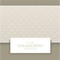 Engagement invitation card Royalty Free Stock Photo