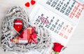 engagement ring, heart, calendar, February 14, a gift for Valent