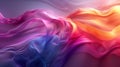 An Engaging, Colorful, and Vibrant Flowing Silk Abstract Background for Visual Enthusiasts Royalty Free Stock Photo