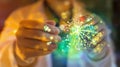 Engaging and Fascinating Magical Science Experiment Featuring Sparkles and Light Effects