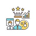 Engaging Icon for Service Performance Metrics