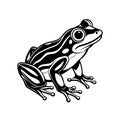 Engaging Puritan Tree Frog Linocut Arts Activity Royalty Free Stock Photo