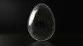 Engaging Rotating Grid Sphere Animation Displayed on a Black Background