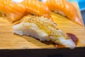 Engawa Sushi (Fish fin sushi) Royalty Free Stock Photo