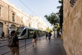 StraÃen und Gassen in der Altstadt von Jerusalem, heilige Stadt fÃ¼r Christen, Juden und Muslime Royalty Free Stock Photo