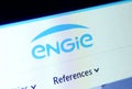 engie energy company logo Royalty Free Stock Photo