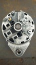Engine alternator casing, alternative auxiliary electrical source for car, truck and heavy equipment