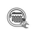 Unique icon for auto service