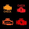 Engine check sign