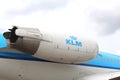 Engine of a KLM Cityhopper,Schiphol Airport, Holland