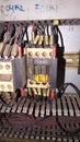 The engine control contactor that is experiencing ringing on the contacts in the contactor