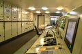 View on the engine control room Royalty Free Stock Photo