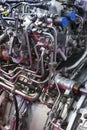 Engine of fighter jet Royalty Free Stock Photo