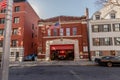 Engine 205 fire station H&L 118 fire station in New York Royalty Free Stock Photo