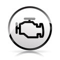 Engine icon on white background