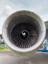 Engine of a jumbo jet Royalty Free Stock Photo