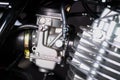 Engine Motocycle classic detail Royalty Free Stock Photo