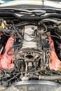 Engine Motor Mercedes Benz Car Old Repair ML Royalty Free Stock Photo