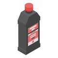 Engine oil bottle icon, isometric style Royalty Free Stock Photo