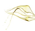 Engine oil splashing isolated on white background Royalty Free Stock Photo