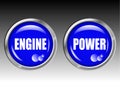 Engine Power Buttons