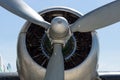 Engine Pratt & Whitney R-1830-S1C3G Twin Wasp aircraft of a airliner Douglas DC-3.