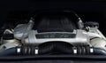 Engine room for the Porsche Cayenne Turbo S 4.8 V8