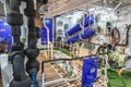 Engine room of the ship Royalty Free Stock Photo