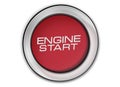 Engine start button close-up image