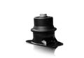 Engine and transmission gear mount of car on shadow floor with white background