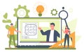 Engineeering online service or platform. Online video tutorial.