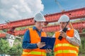 Engineer or Architect consult over Radio Communication to supervise or manage Motorway or Highway Project