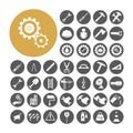 Engineer Icon set vector illustration.