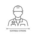 Engineer linear icon