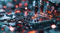 Engineer programming a robotic swarm