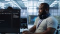 Engineer tasked with monitoring data center supercomputers