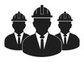 Engineer Team Icon. Royalty Free Stock Photo