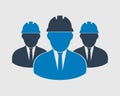 Engineer Team Icon Royalty Free Stock Photo