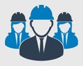 Engineer Team Icon Royalty Free Stock Photo