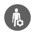 Engineer, technical assistant icon